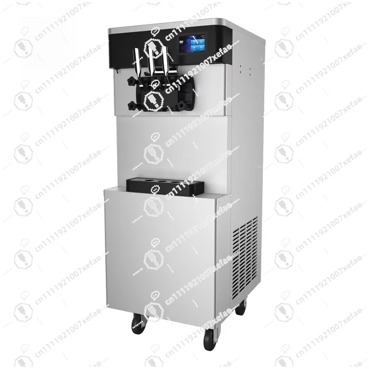 Commercial Ice Cream Machine 3 Flavor Soft Service Commercial Ice Cream Machine