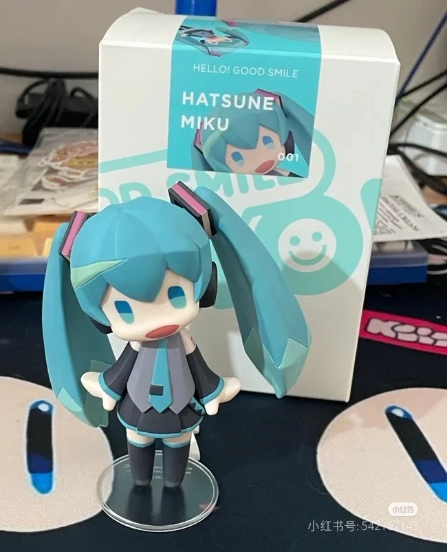 Gsc Spot Genuine Hello Good Smile Hatsune Miku Action Figure Aurora Colorful/Transparent Pearlescent Ver Anime Manual Toy Gift