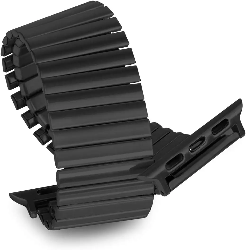 For Apple Watch 9 8 7 41 45mm Ultra 49mm Band Stainless Steel Stretch Expansion Metal Band For iWatch 6 5 4 3 2 1 40 44 38 42mm