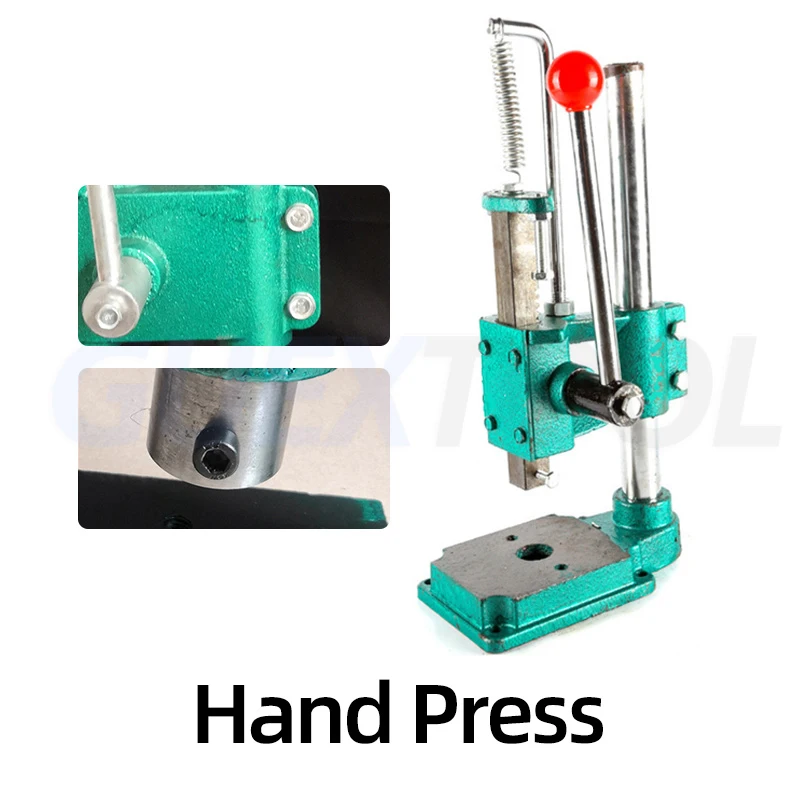 JR-16/JH-16 Hand Press Machine Desktop Round /Square Head Punching Manual Press Manual Punch Hand Press Punching Machine Type 16