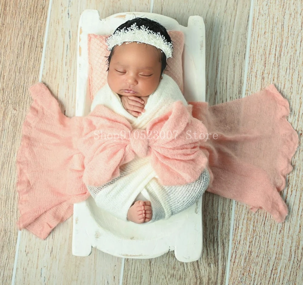 Baby Props Photography Mohair Pillow Two-piece Newborn Photo Shoot Accessories Shoot Studio