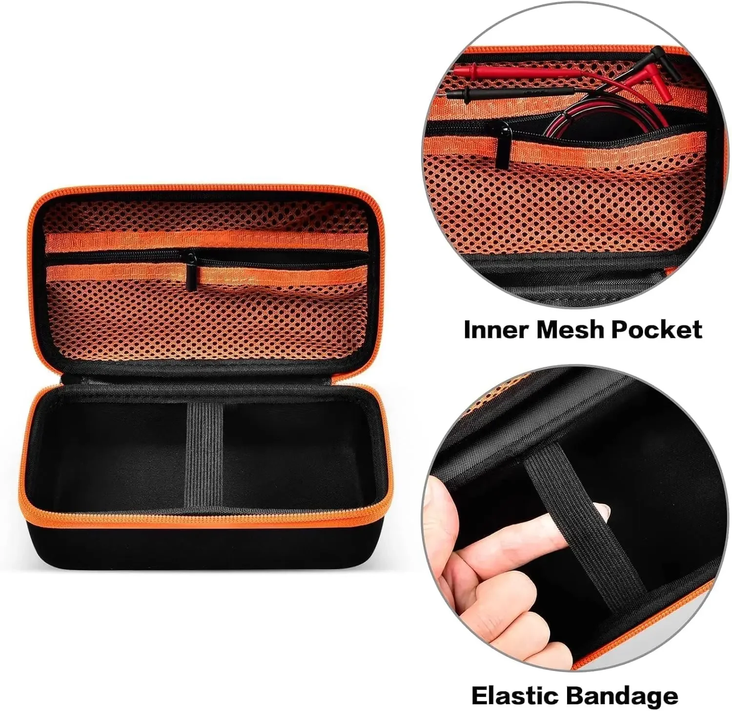 Hard Carrying Case for Klein Tools MM325/Fluke 117 115 116 114 113/MM400/MM420, Digital Multimeters Storage Organizer Bag