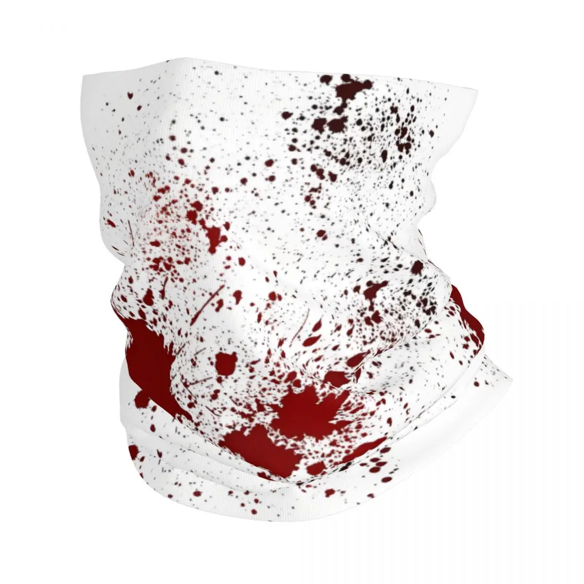 Blood Splatter Bandana Neck White Scarf Multi-use Headwear Fishing Unisex Adult Winter