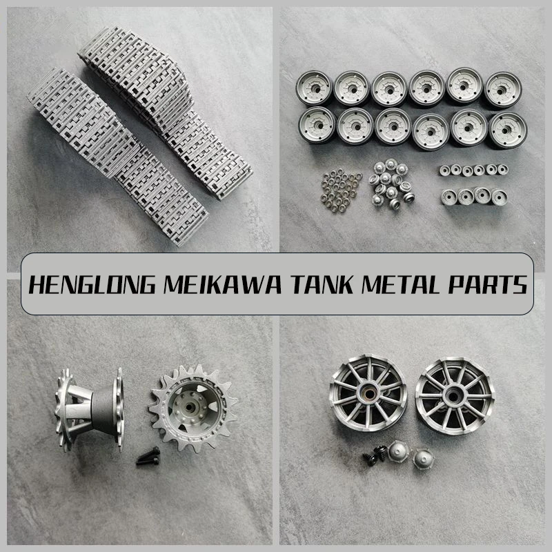 Henglong Meikawa Tank 3958-1 Accessories Metal Track Drive Wheel Road Wheel Rocker Arm Inducer Wheel Adjustment Seat