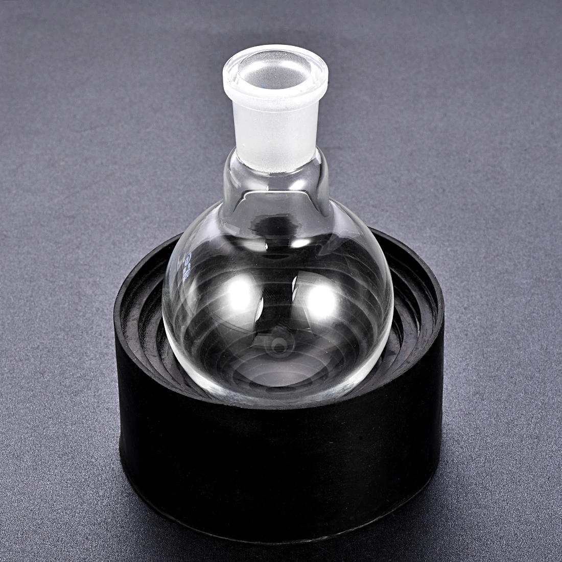 3 Stuks Laboratorium Kolf Ondersteuning Rubber Standaard 90Mm Diameter Ronde Bodem Houder Voor 50Ml-1000Ml Kolven Zwart Kolf Pad Voor Ondersteuning