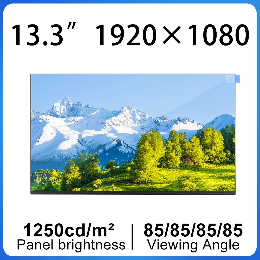 

13.3 Inch 1920*1080 LCM Module LCD Display Screen Original IVO M133NWFC R6 Ultra Brightness for Laptop