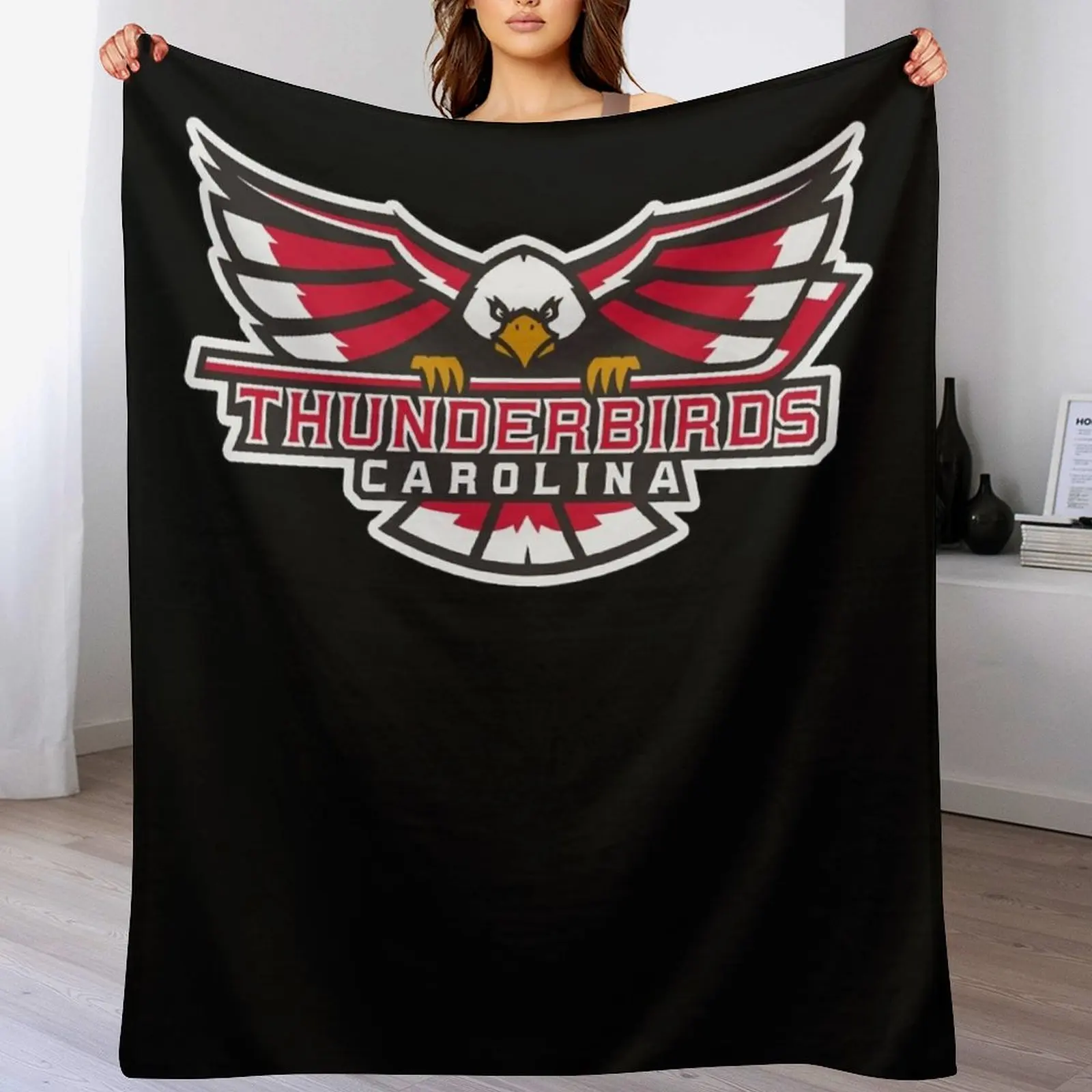 Carolina Thunderbirds Throw Blanket