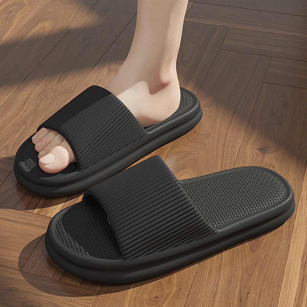 ZHIDA Cloud Slippers For Men Flip Flops Beach Sandals Male Slipper Bathroom Non-Slip Slides Men Women Slipper Indoor House Shoes image 5