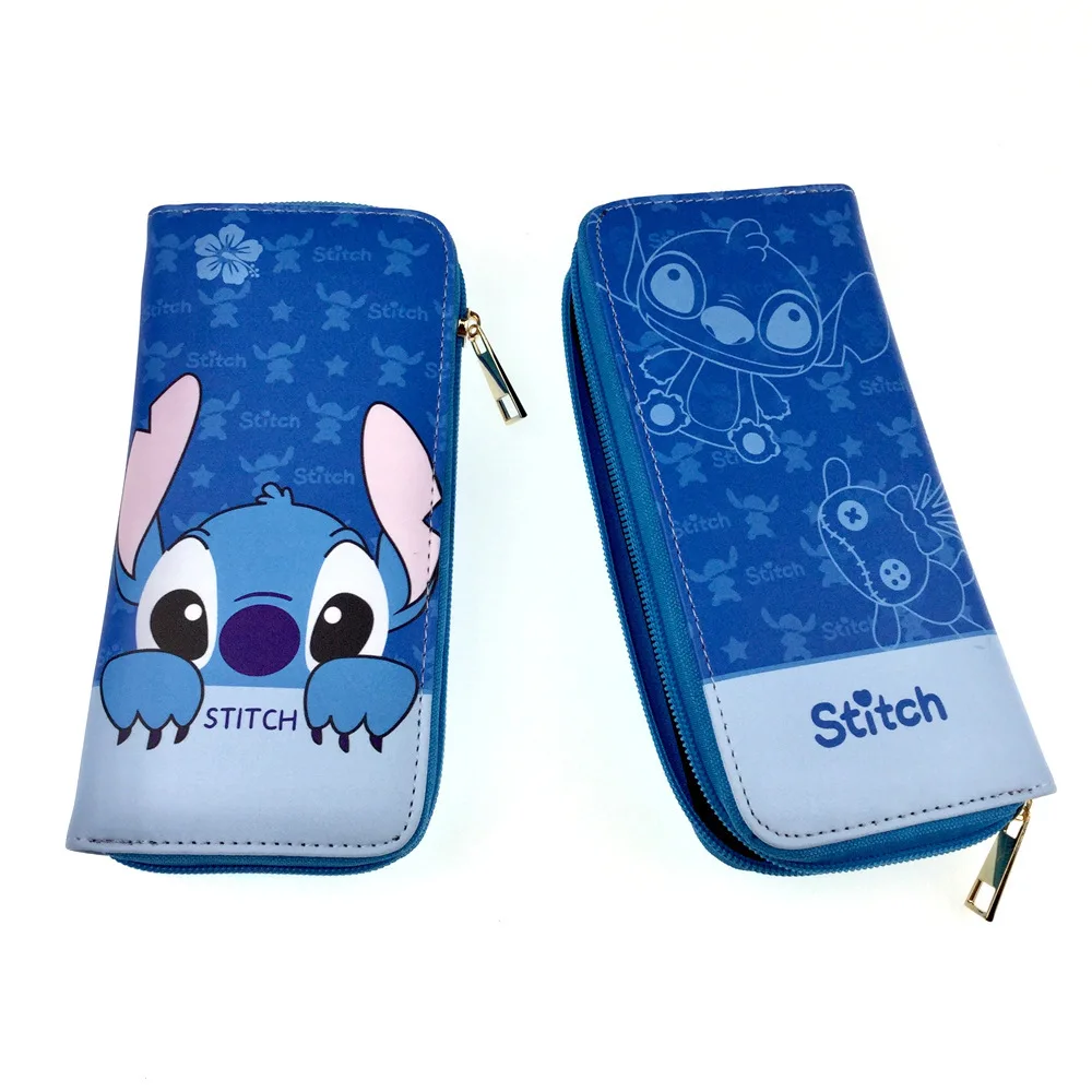 Disney Lilo & Stitch W1171 Fashion Anime Wallet Cartoon Wallets Coin Bag Casual Purses Card Birthday Gift