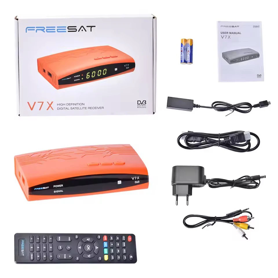 جهاز استقبال إشارة الأقمار الصناعية للتلفزيون المحلي DVB-S/DVB-S2 H.264 BISS Autoroll، FullPowerVu، DRE يدعم Ccam، Newcam، Funcam #6