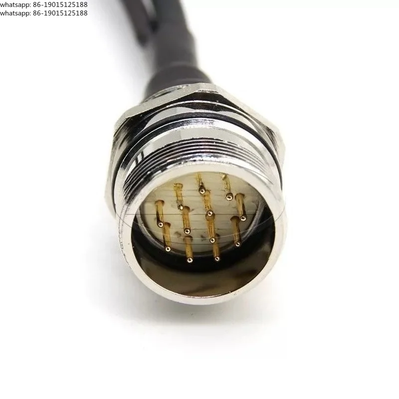 ID33 2199-01 ERN1387 servo motor encoder cable 14-pin to 17-pin right angle plug