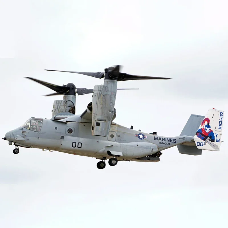 2024 New Hot Sale 1/144 Scale AF1 US Navy MV-22B Osprey Tilt-rotor Transport V22 Alloy Die Cast Finished Aircraft Model Toy Gift