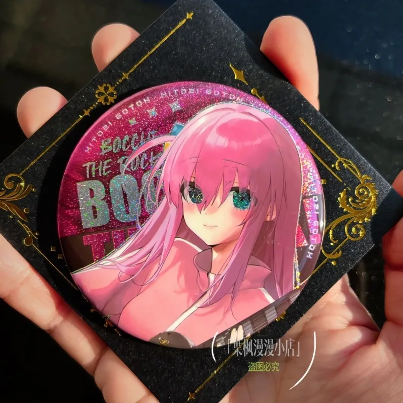 Bocchi The Rock GotohHitori Yamada Ryo Ijichi Nijika Kita Ikuyo Badge 75mm Anime Peripheral Cute Cartoon Brooch Kawaii Goods