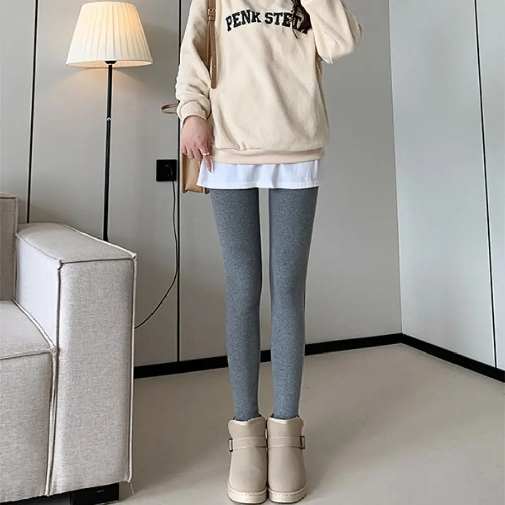 

Fashion Stripe Women Leggings Autumn Winter Slim Fit Underpants Warm Thickened Fleece Pants