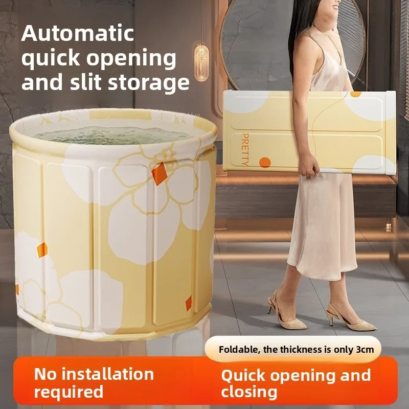New Foldable Rectangular Bath Tub Foldable Adult Bathtub Two Person Large Capacity Home Use Large Adult Child Baby Bathing Pool
