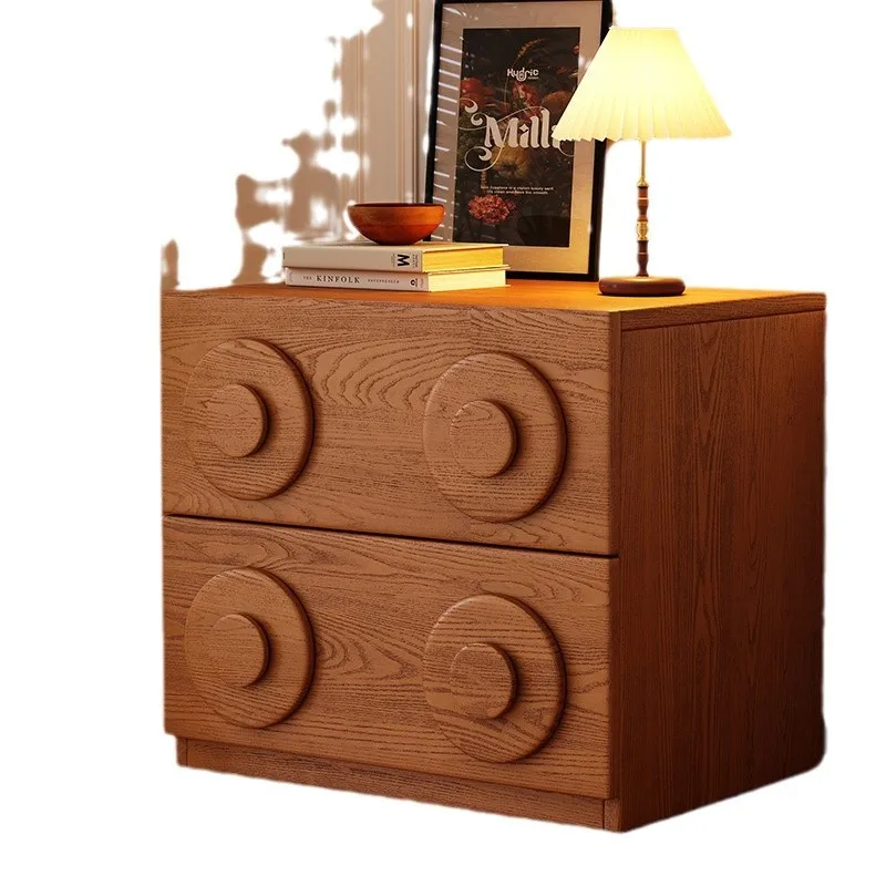 Solid wood coffee table TV cabinet, multi-functional American wall-mounted chest cabinet, floor-to-ceiling side cabinet,