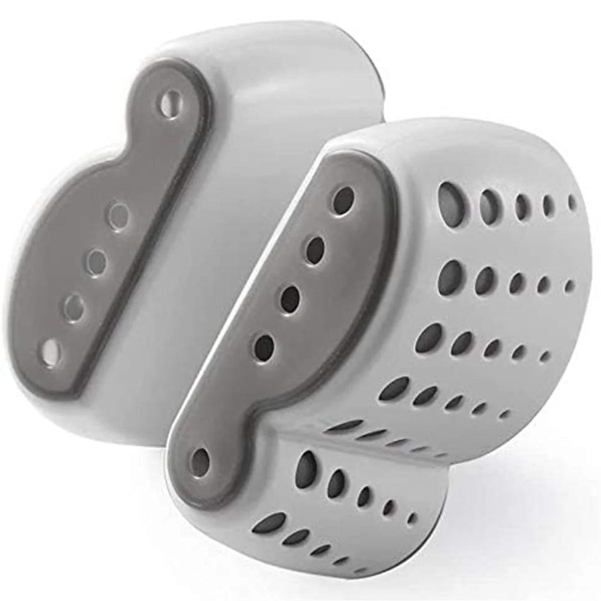 A88M シンクキャディ-スポンジホルダー-キッチンシンクソープホルダー-プラスチックサドル蛇口-キャディ-ブラシ、スポンジ、石鹸用シンクオーガナイザー