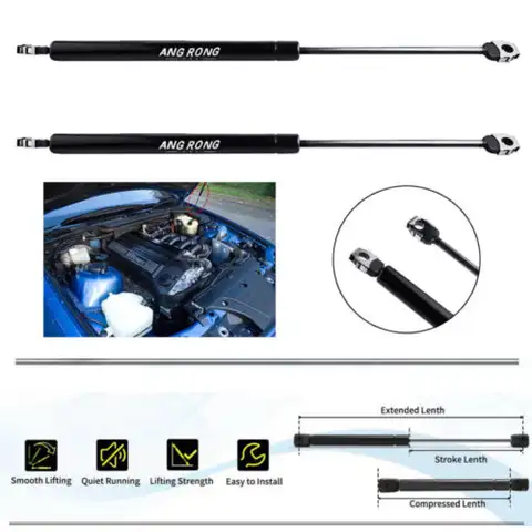 BMW 3 시리즈 E36 1991-2000 전면 보닛 후드 가스 스트럿츠 51231960852   320N