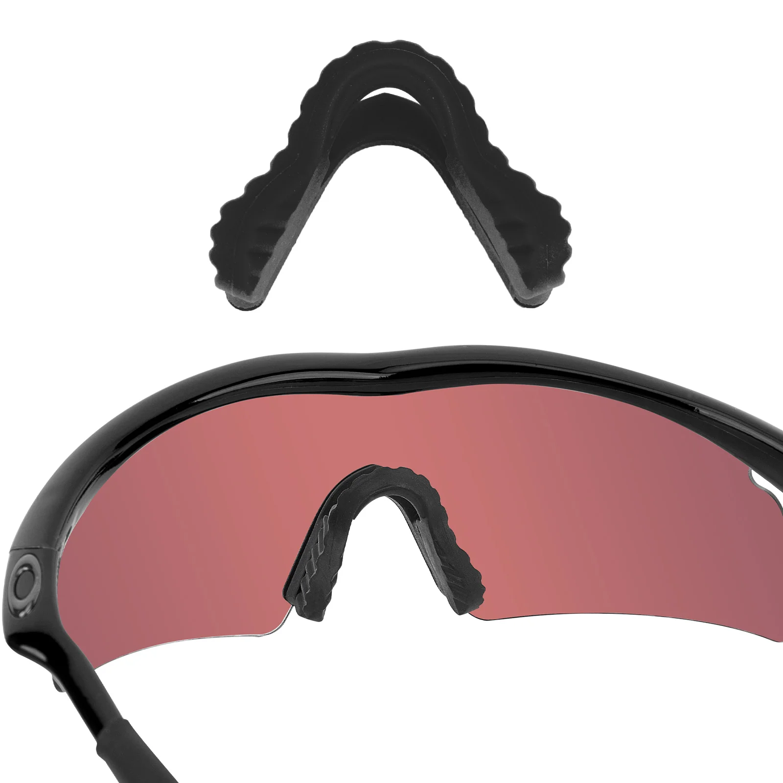 E. O. S-substituição nariz silicone preto pads, para oakley m frame aquecedor, quadro ventilado, multi-opções