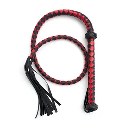 Horse Riding Crop ถักมือขี่แส้ Flogger หนัง Equestrian Pimp Whip Horse Racing แส้ Queen อุปกรณ์