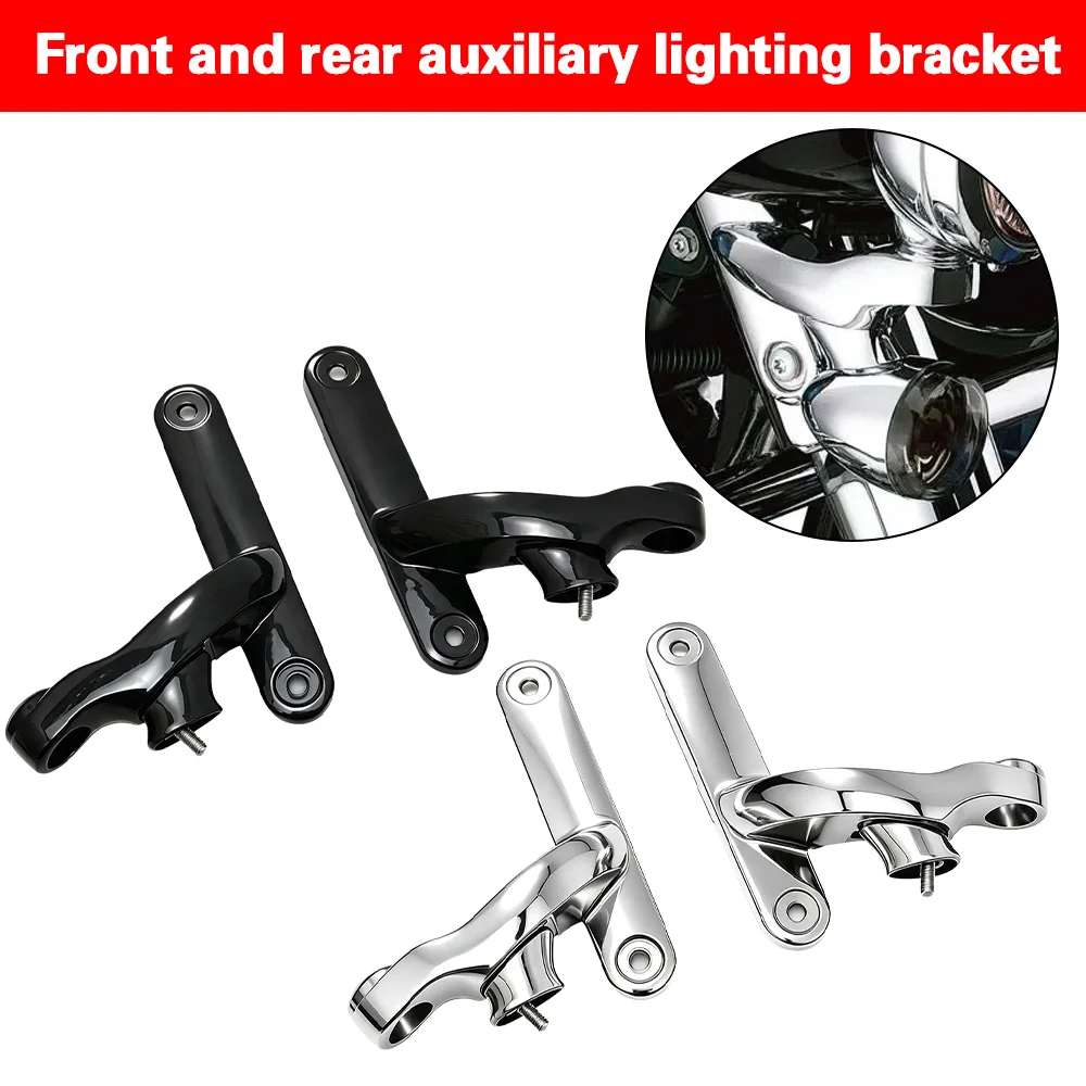 For Dav-idson 4.5'' LED Auxiliary Fog Passing Lighting Bracket Touring Road King Street Glide Turn Signal Lights Spot Fog Light