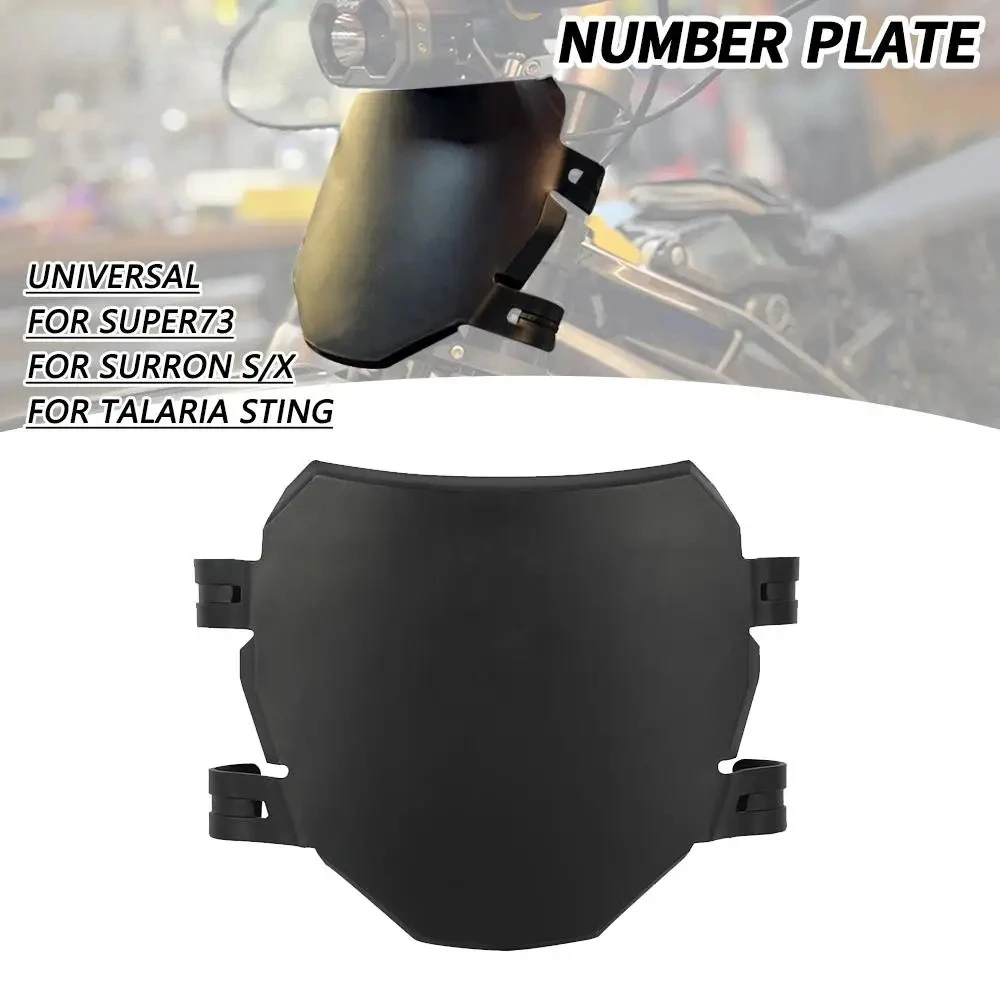 

Передний номерной знак для Talaria Sting Super73, аксессуары для мотоциклов, регистрационные знаки для Surron Light Bee S/X E-Bike