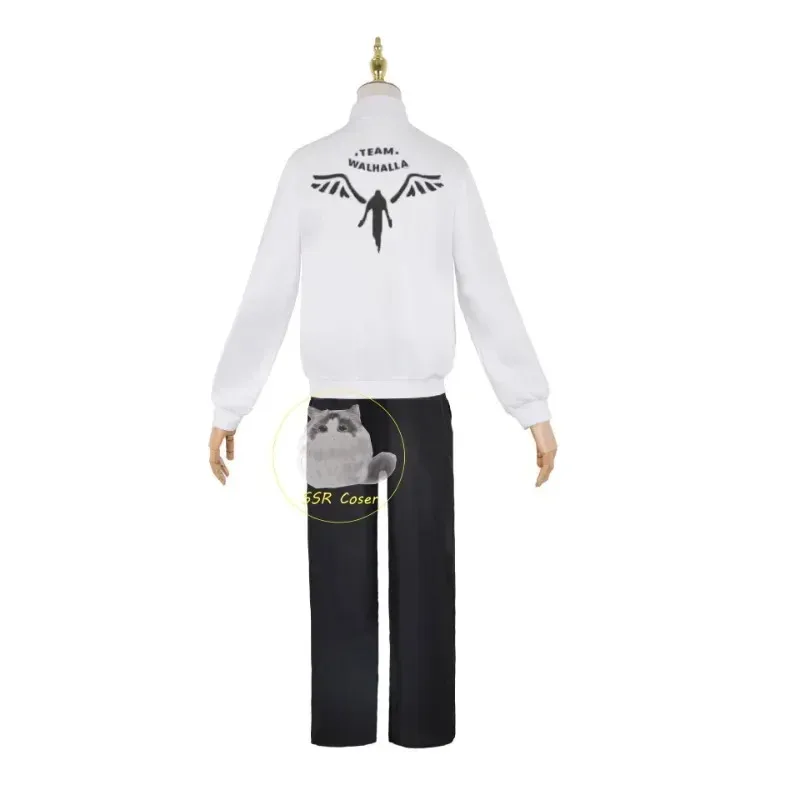 

25COSAnime Kazutora Hanemiya Cosplay Tokyo Revengers Cosplay Costumes Coat Jacket Pants Valhalla Uniform Halloween Costume Wig A