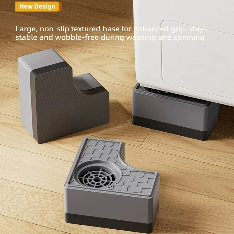 Washing Machine Riser Base Silent Anti-slip Shockproof Support Anti-vibration Foot Pad Stabilizer Household Appliance Holder