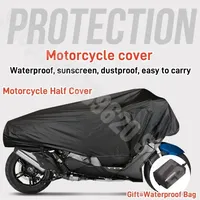 Motorcycle Cover Waterproof Outdoor Sunscreen Rainproof  Snow Proof Oxford Cloth Portable Motorcycle Dust Cover Moto Half Cover