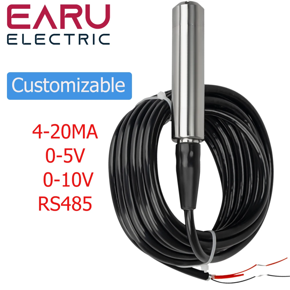 

4-20MA 0-5 В 0-10 В RS485 Выходной датчик уровня жидкого масла Датчик уровня воды Зонд обнаружения Контроллер Поплавковый выключатель Насос 1-10 м