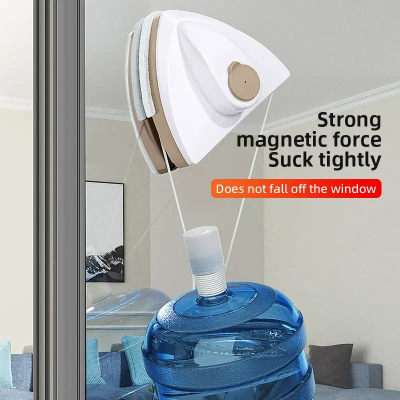 NEW Magnetic Glass Window Cleaning Tool Water Discharge Double-layer Wiper Household Special Window Cleaner For Home - Image 6