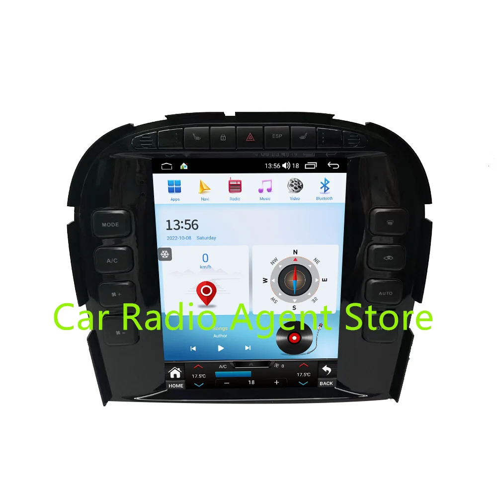 For Jaguar S-type 2001-2009 Android 13 8G128G CARPLAY Multimedia Player Car radio ​Stereo GPS Navigation Autoradio Head Unit