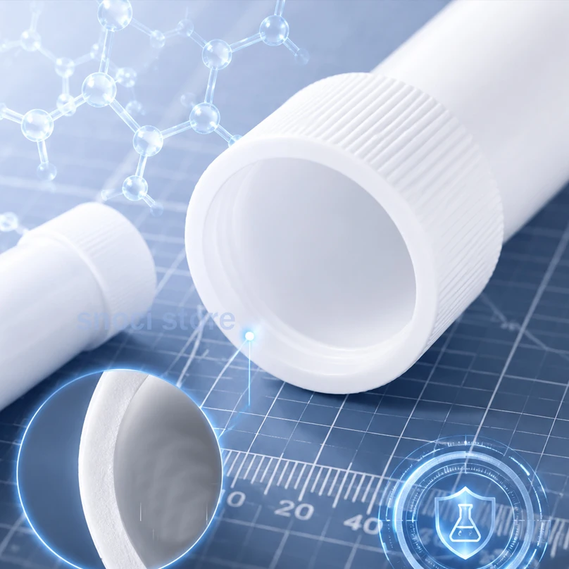 5ml 10ml 15ml 20ml 30ml 50ml 100ml PTFE Laboratory Test Tube Centrifuge Tube Sharp-bottomed screw mouth test tube
