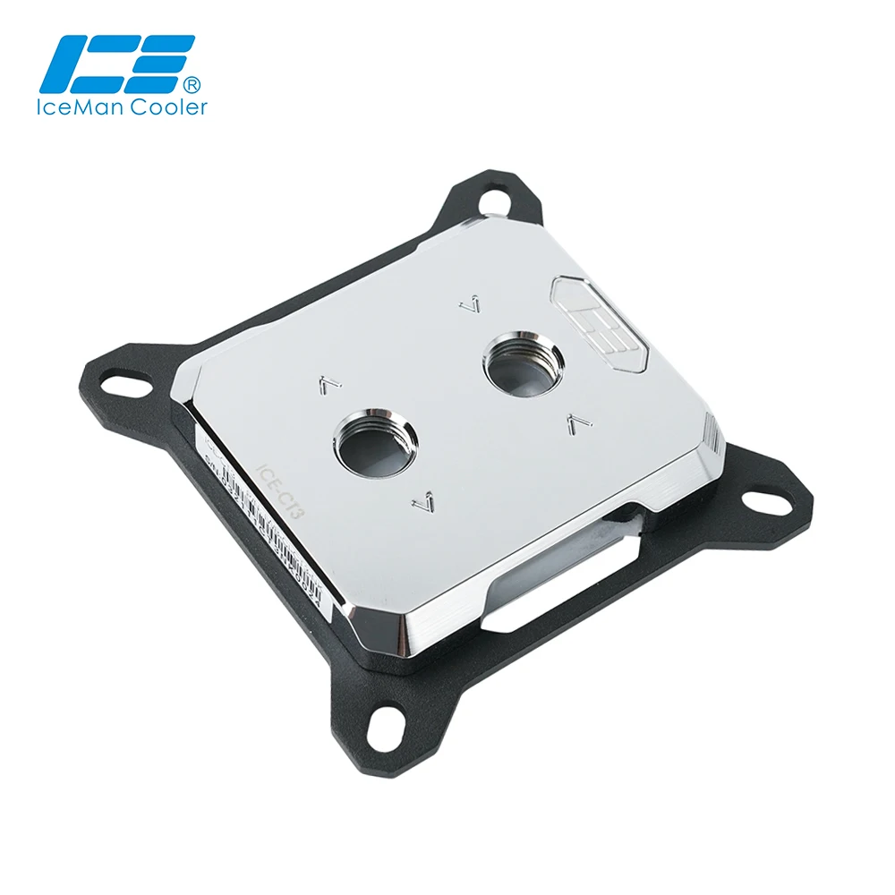 IceManCooler w pełni nikielowy blok wodny procesora kompatybilny z AM5 Intel LGA 1851,115X,1200,2011,1700,AMD,AM3,AM4 Cooler,ICE-CT3