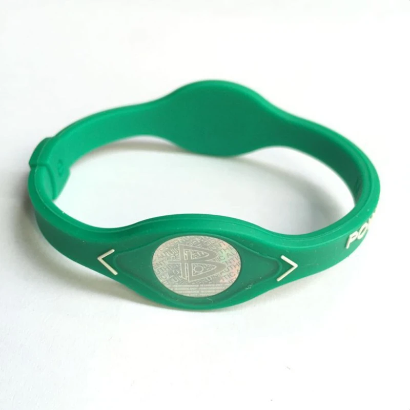 Power Energy Bracelet Sport Wristbands Balance Ion Magnetic Therapy Silicone Women Men Sport Wristbands Equipment #a