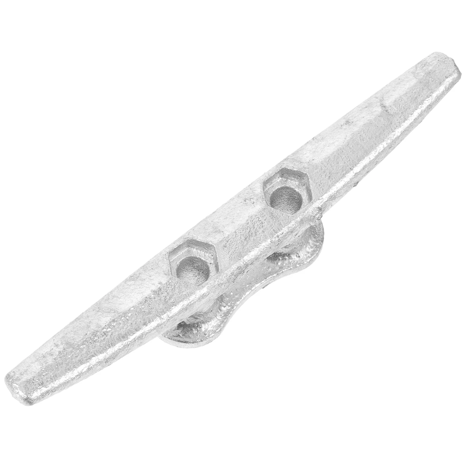 

Boat Accessories Heavy Duty Dock Rope Cleat Metal Silver For Flag Pole Kayak Cleat Practical Supplies Waterproof AntiWear