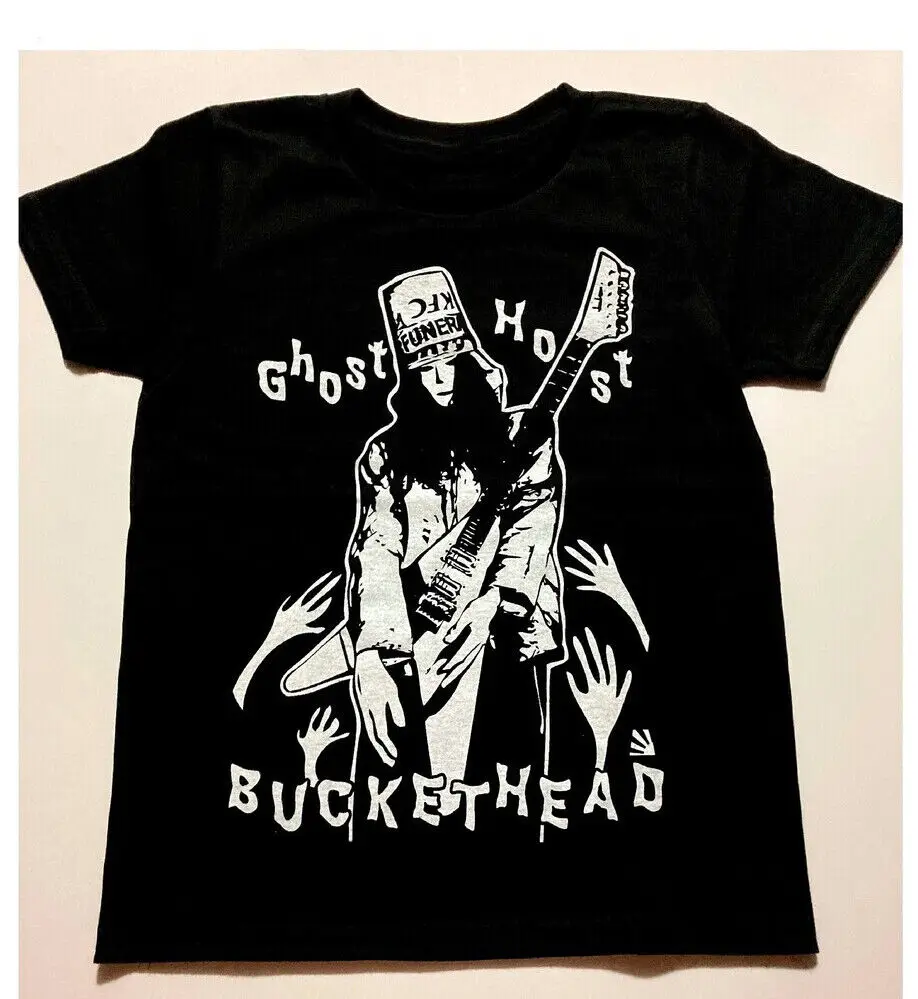 Vtg Buckethead Concert Tour Cotton Full Size Unisex Black Shirt J484