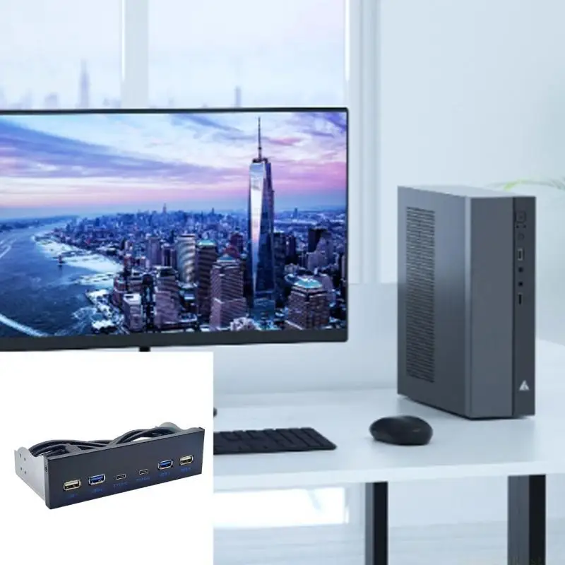 USB Front Panel for Desktop 5.25