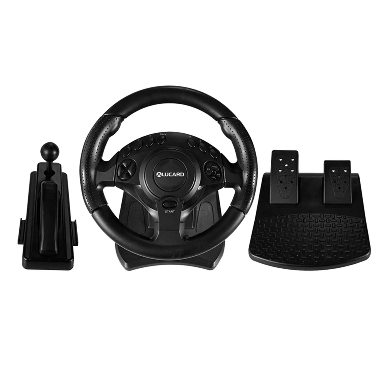 270 degree Car Racing Gaming Steering Wheel Pedal Kit for /360 PC