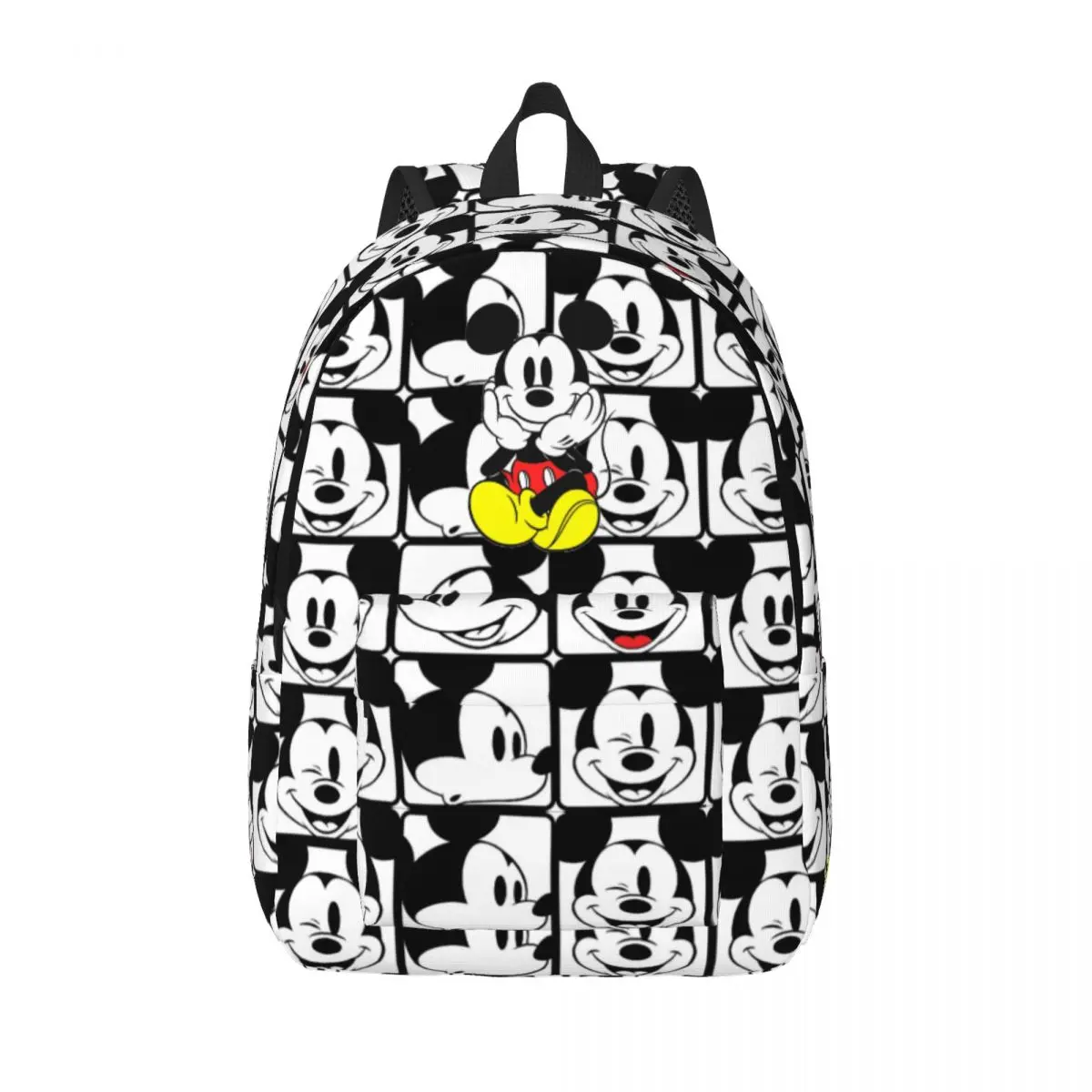 Mickey Mouse Kawaii Cartoon Backpack for Men Women Fashion Student Hiking Travel Daypack Laptop Computer Canvas Bags Sports