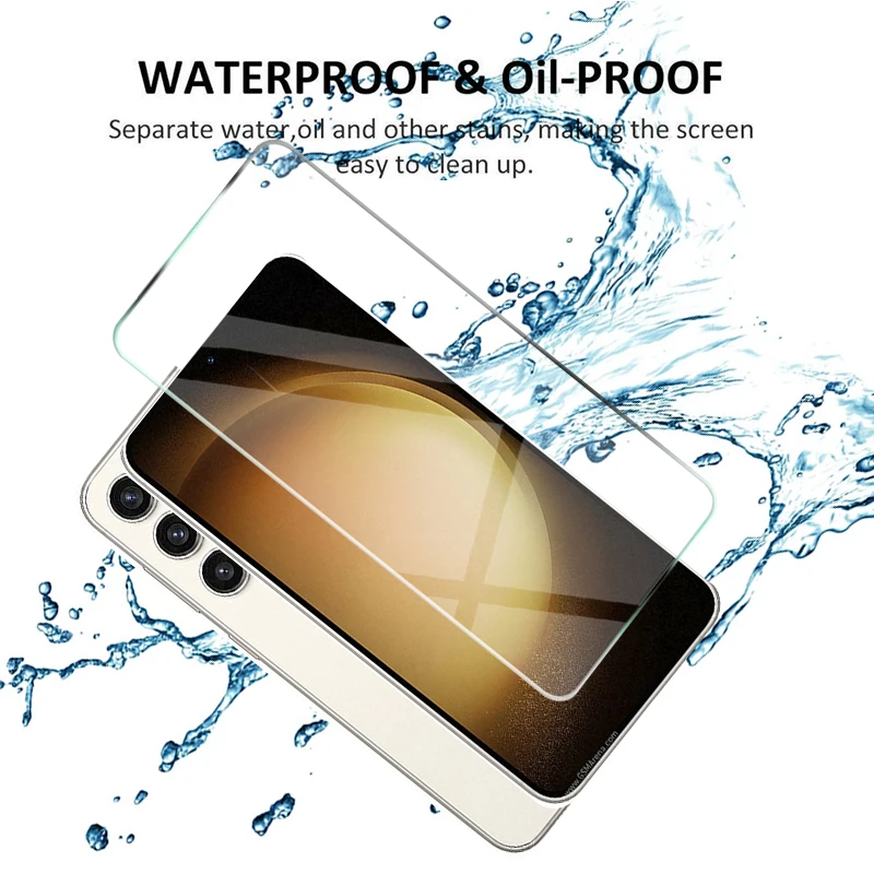 Protectores de pantalla de vidrio templado para Samsung Galaxy S23 Plus, S22, S21, S20 FE, S 23, 22, 21, 20 FE, Note 10 Lite, 4 unidades