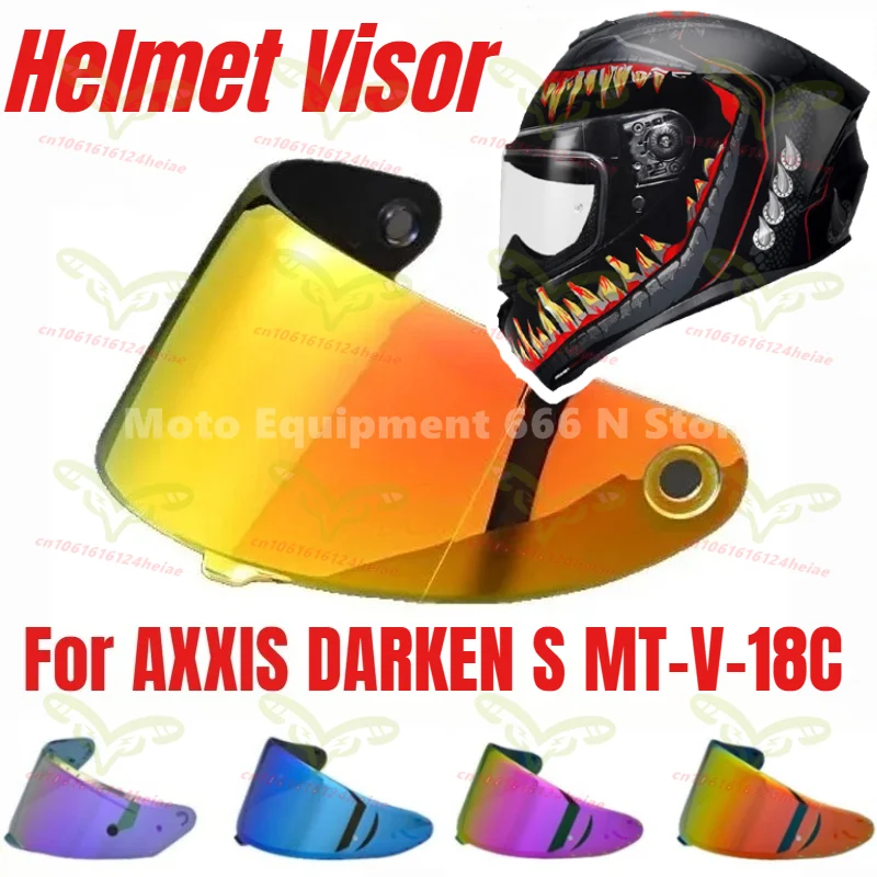 Visera para Casco AXXIS DARKEN S MT-V-18C, Protector de Viento para Casco de Motocicleta, Accesorios para Casco