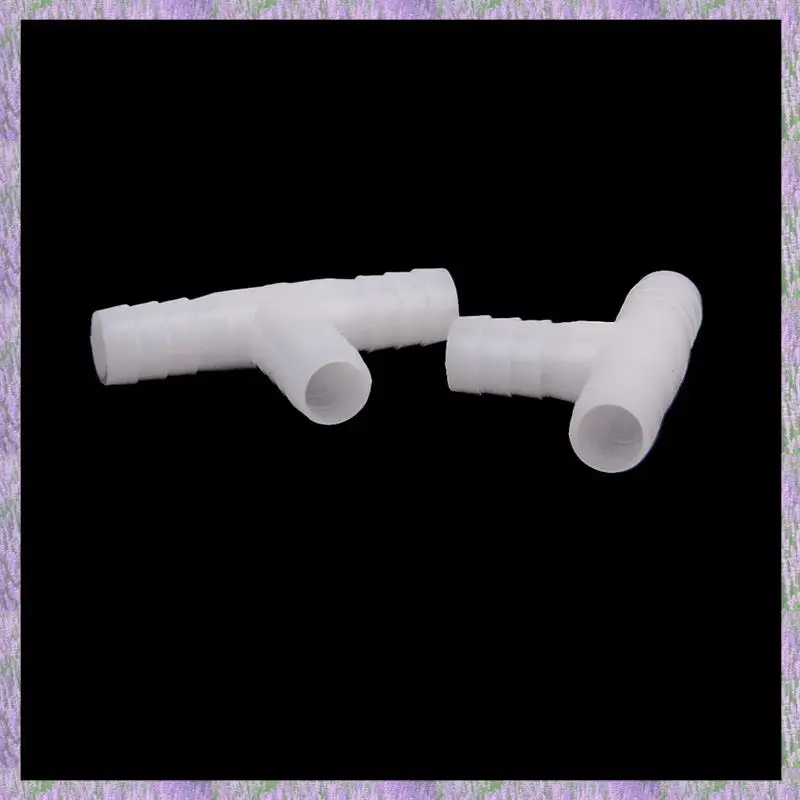 

A63K-6Pcs 12 мм пластиковый равный тройник, колючий фитинг, соединитель воздушного/водяного шланга