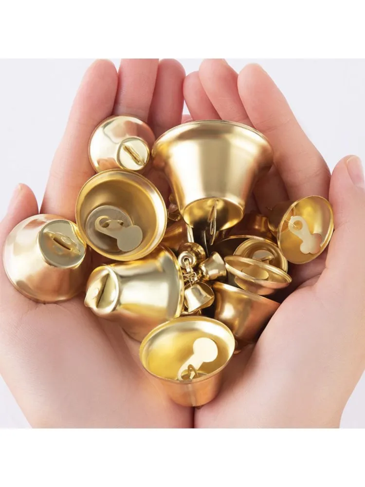 10/20PCS Mini Kerst Jingle Bells DIY Metalen Kleine Gouden Bells Ornament Craft Voor Kerst Huisdier Opknoping Ornament home Decor - afbeelding 2