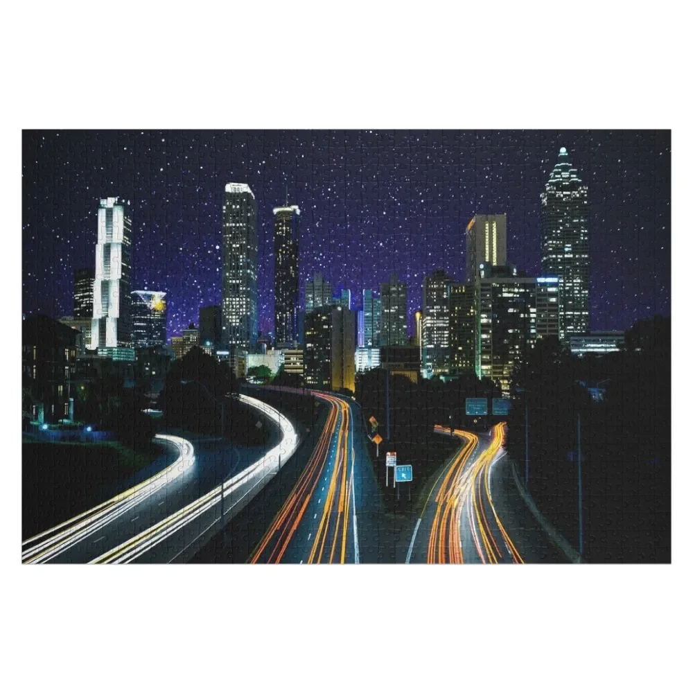 

Spacey Atlanta Jigsaw Puzzle Custom Kids Toy Custom Wooden Name Works Of Art Puzzle