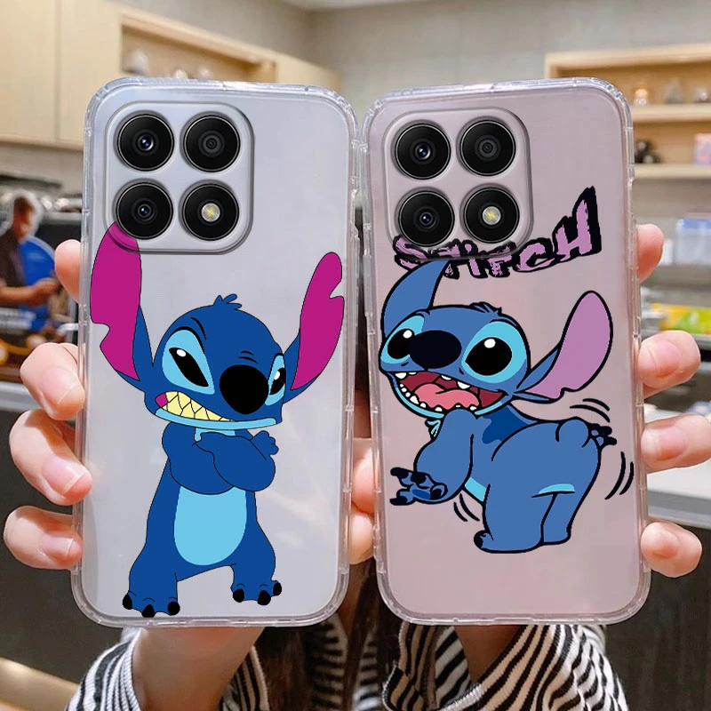 Classic Stitch Case For Honor X8b Phone Cover Cartoon Gift Soft TPU Capa Funda For Honor X 8B Cute HonorX8b Funny Angle Bags