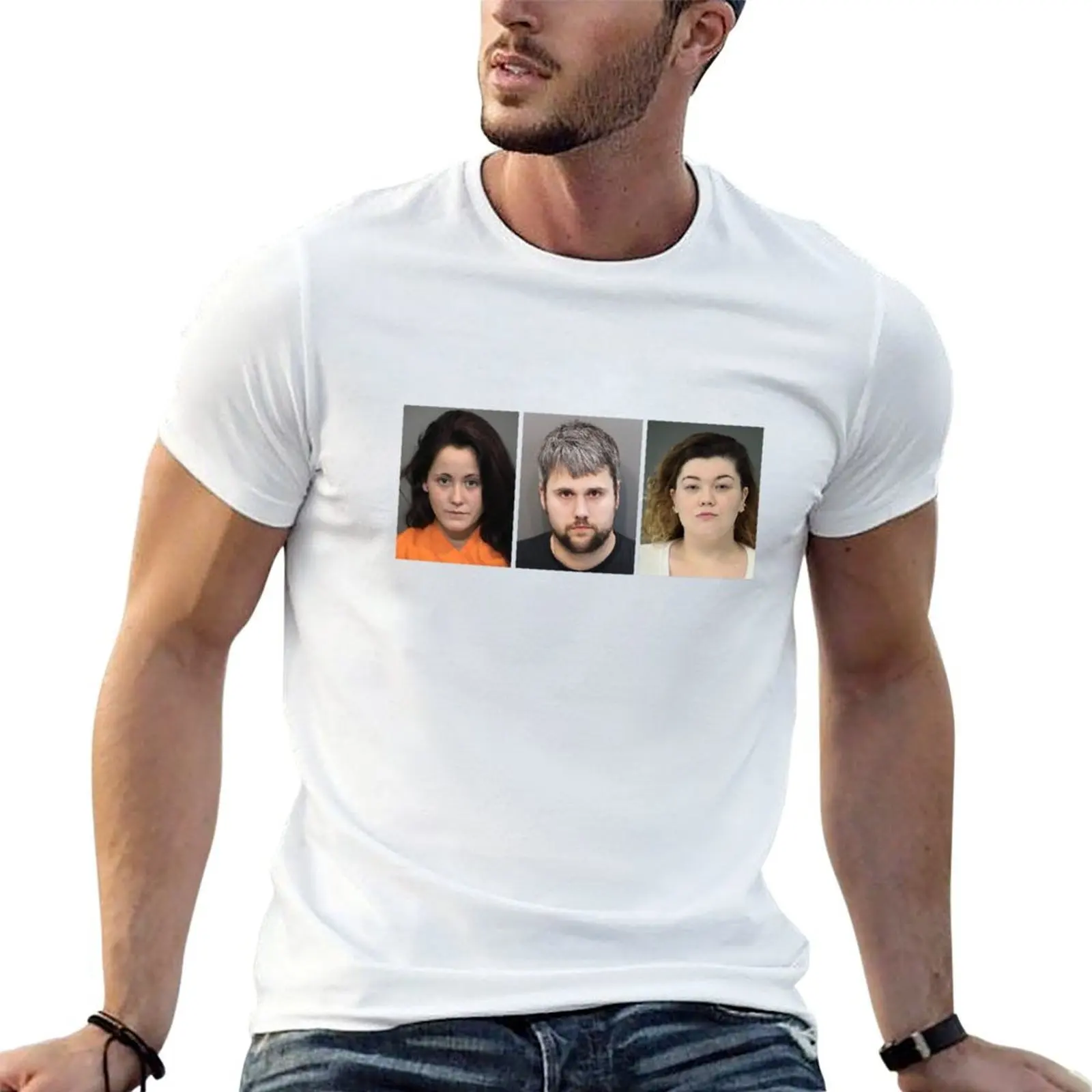 Teen Mom Mugshot T-Shirt cotton graphic tees tshirts personalised Short sleeve tee men
