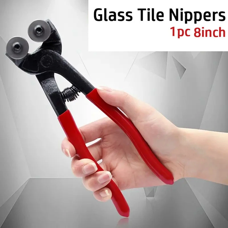 A23T Portable Glass Tile Nippers Wheeled Tile Pliers Breaking Pliers Cutting Tools for DIY Glass Cutter