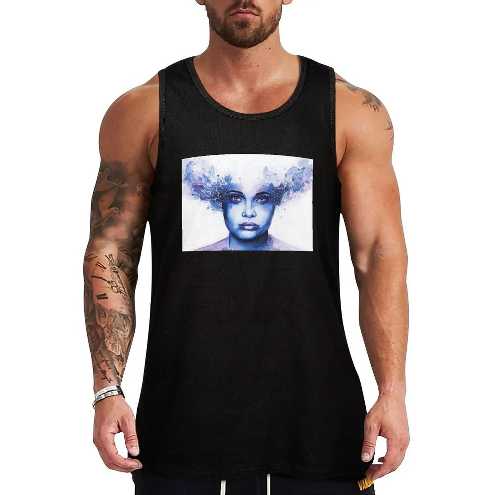 

Mind Power Tank Top t shirts basketball training weight vest Men's t-shirt