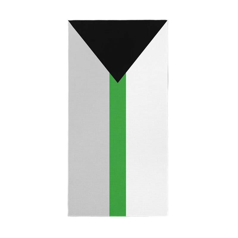 

Aertemisi Demiromantic Pride Flag Demisexual Rainbow LGBT Waffle Beach Towel Extra Large Oversize 180cm x 90cm